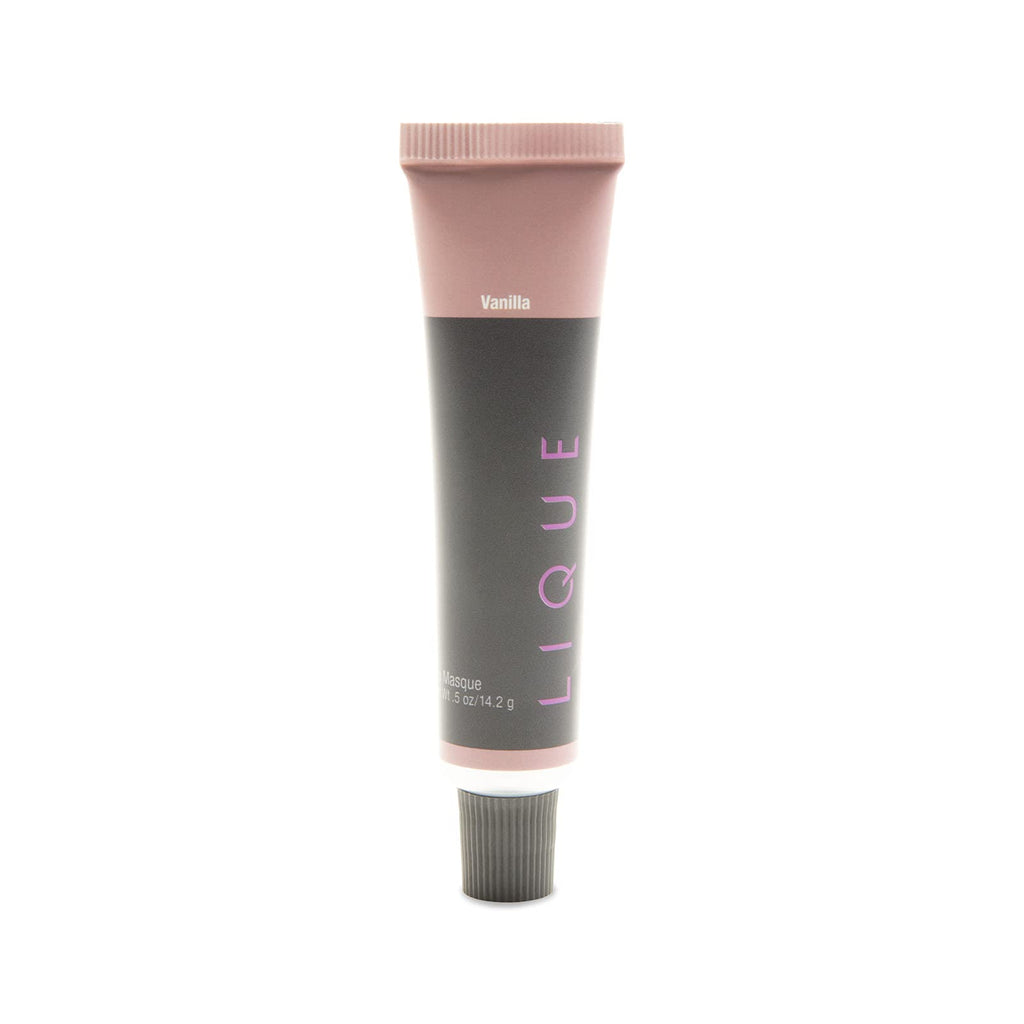 LIQUE - Cosmetics Lip Mask for Dry, Cracked Lips, Ultra-Hydrating with a Hint of Color, Vanilla, 0.5 Oz.
