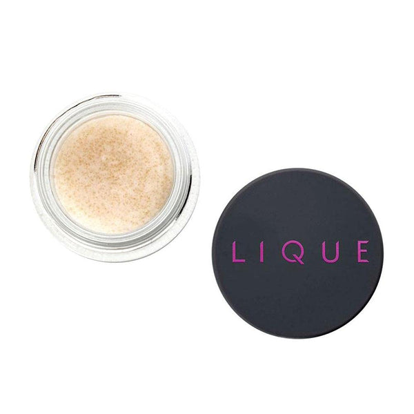 LIQUE - Cosmetics Rejuvenating Lip Scrub, Infused with Natural Sugars & Vitamin E to Exfoliate & Nourish for Smoother, Softer Lips, Strawberry Scent, 0.21 Oz