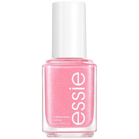 ESSIE - Salon-quality Nail Polish, Vegan, Spring Collection, Pink Shimmer, Feel the Fizzle 1773,   0.46 fl oz