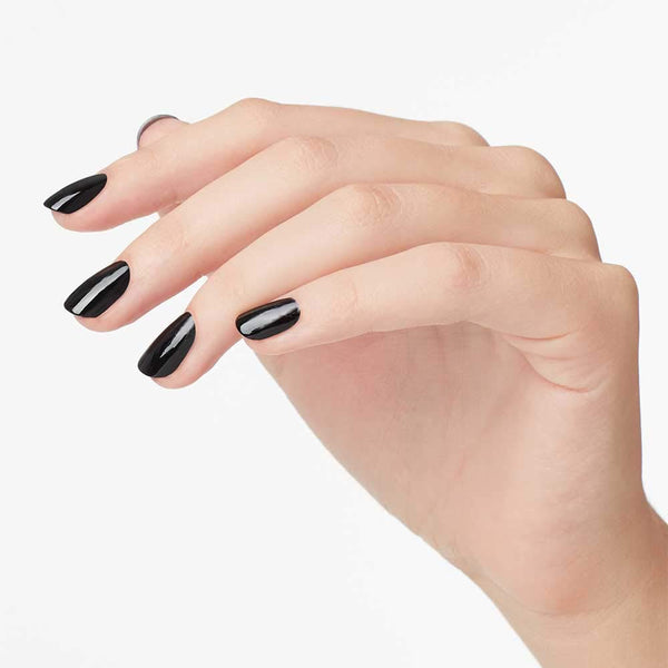 OPI - Nail Lacquer, Opaque & Vibrant Finish Black Nail Polish, Up to 7 Days of Wear, Chip Resistant & Fast Drying, Black Onyx, 0.5 fl oz