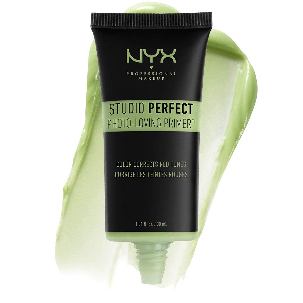 NYX - Professional Makeup Studio Perfect Primer, Vegan Face Primer, Green, 1.0 oz/30ml