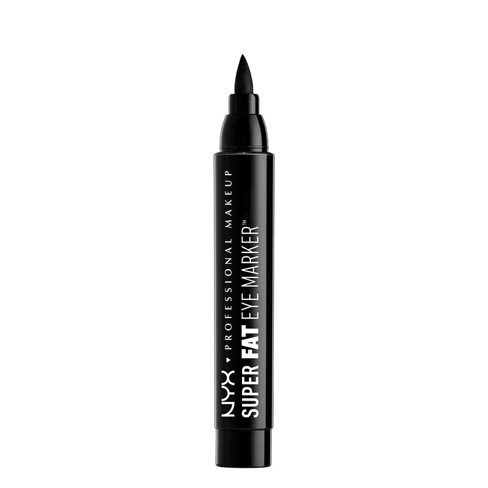 NYX - Super Fat Eye Marker, Liquid Eyeliner, Carbon Black (SFEM01)