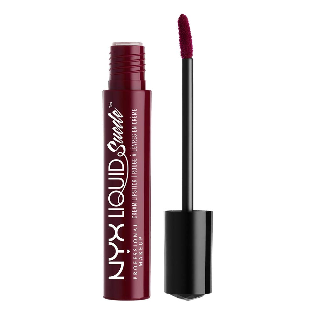 NYX - Liquid Suede Cream Lipstick - Vintage (Plum With Mauve Undertone), 0.05 oz