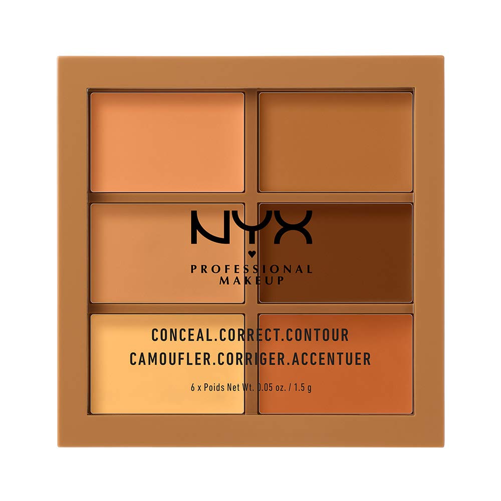 NYX - Professional, Makeup Conceal Correct Contour Palette, Deep, 0.05 oz