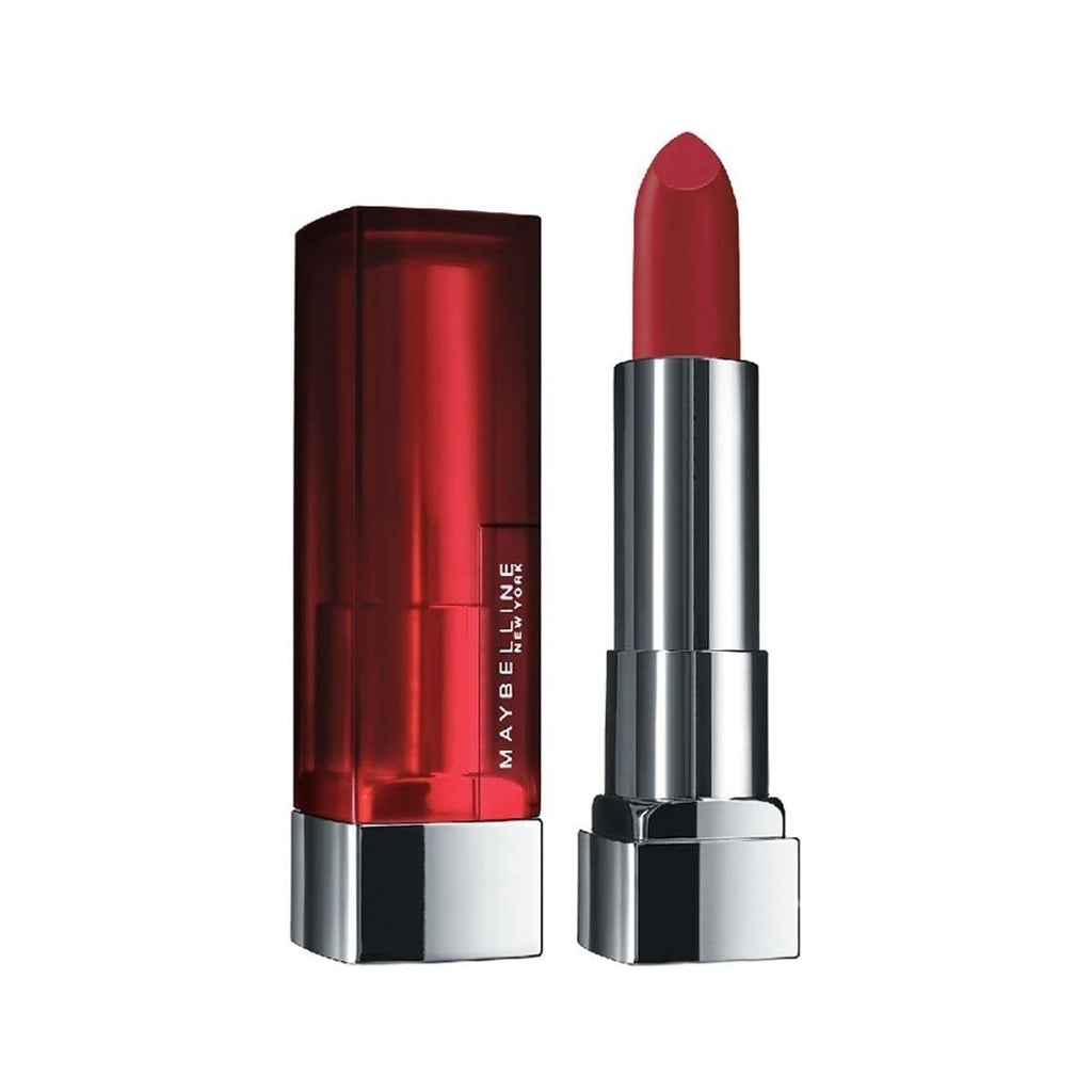 Maybelline - Color Sensational Lipstick, Lip Makeup, Matte Finish, Hydrating Lipstick, Nude, Pink, Red, Plum Lip Color, Rich Ruby