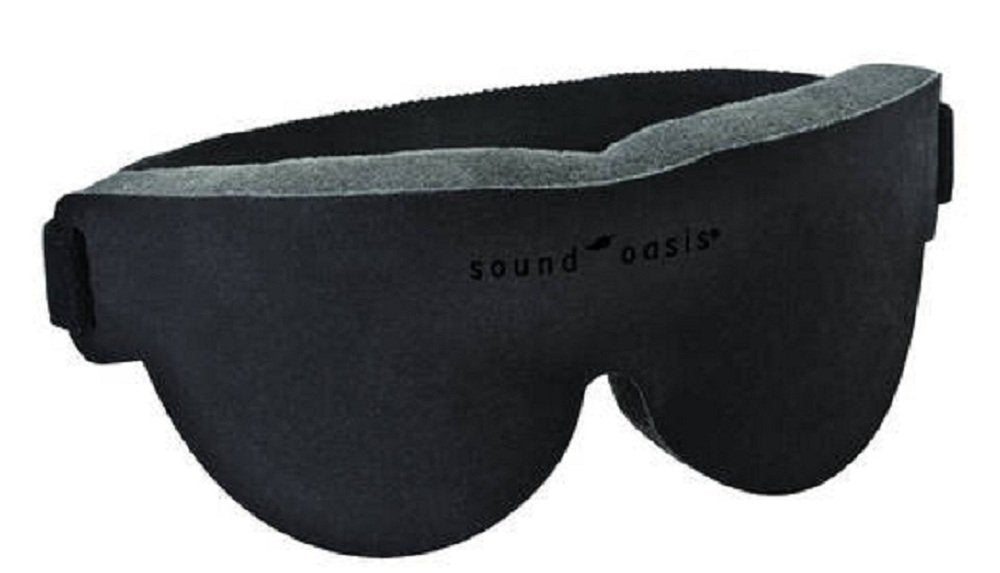 Sound Oasis - GTS-1000 Glo to Sleep Eye Mask, Night-time Adult Sleep Aid for Men and Women, Tranquil Deep REM Sleep, Relaxation Zen Therapy, Contoured Hypoallergenic Material