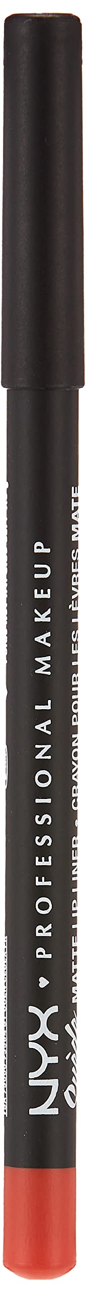 NYX - Professional Makeup Suede Matte Lip Liner, velvet smooth matte finish, vegan formula, Orange County,  0.16 oz