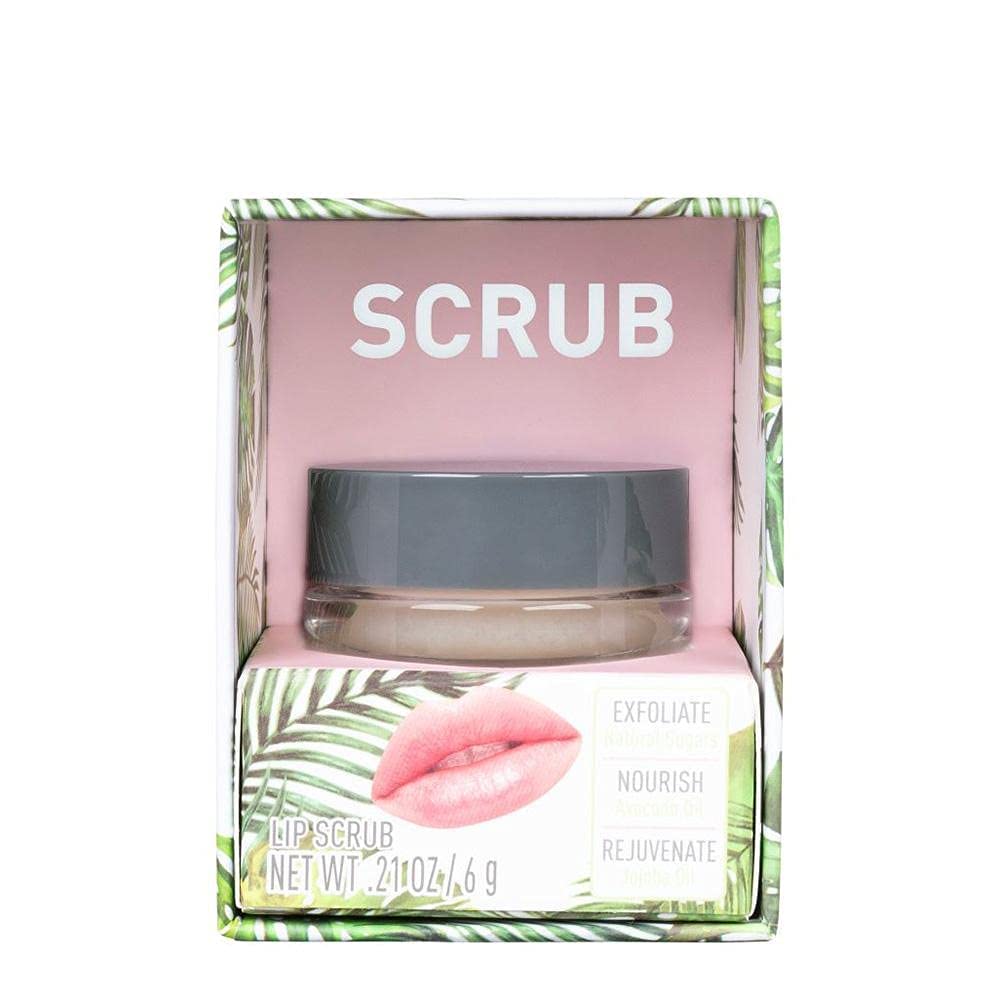 LIQUE - Cosmetics Rejuvenating Lip Scrub, Infused with Natural Sugars & Vitamin E to Exfoliate & Nourish for Smoother, Softer Lips, Original, 0.21 Oz