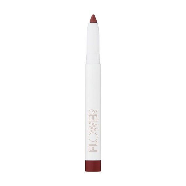 FLOWER - Beauty Scribble Stick, For Eyes and Lips, Sherbet (Muted Dark Pink), 0.09 oz