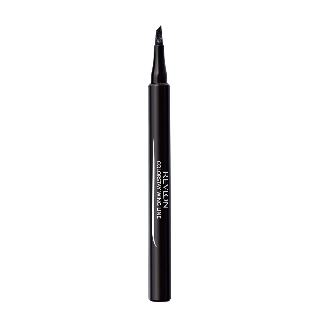 Revlon - Liquid Eyeliner Pen, ColorStay Wing Line Eye Makeup, Waterproof, Smudgeproof, Longwearing with Angled Felt Tip, 002 Blackest Black, 0.04 Fl Oz
