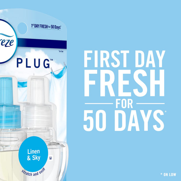 Febreze - PLUG Air Freshener Refills, Downy April Fresh, 0.87 oz Refill - 74908