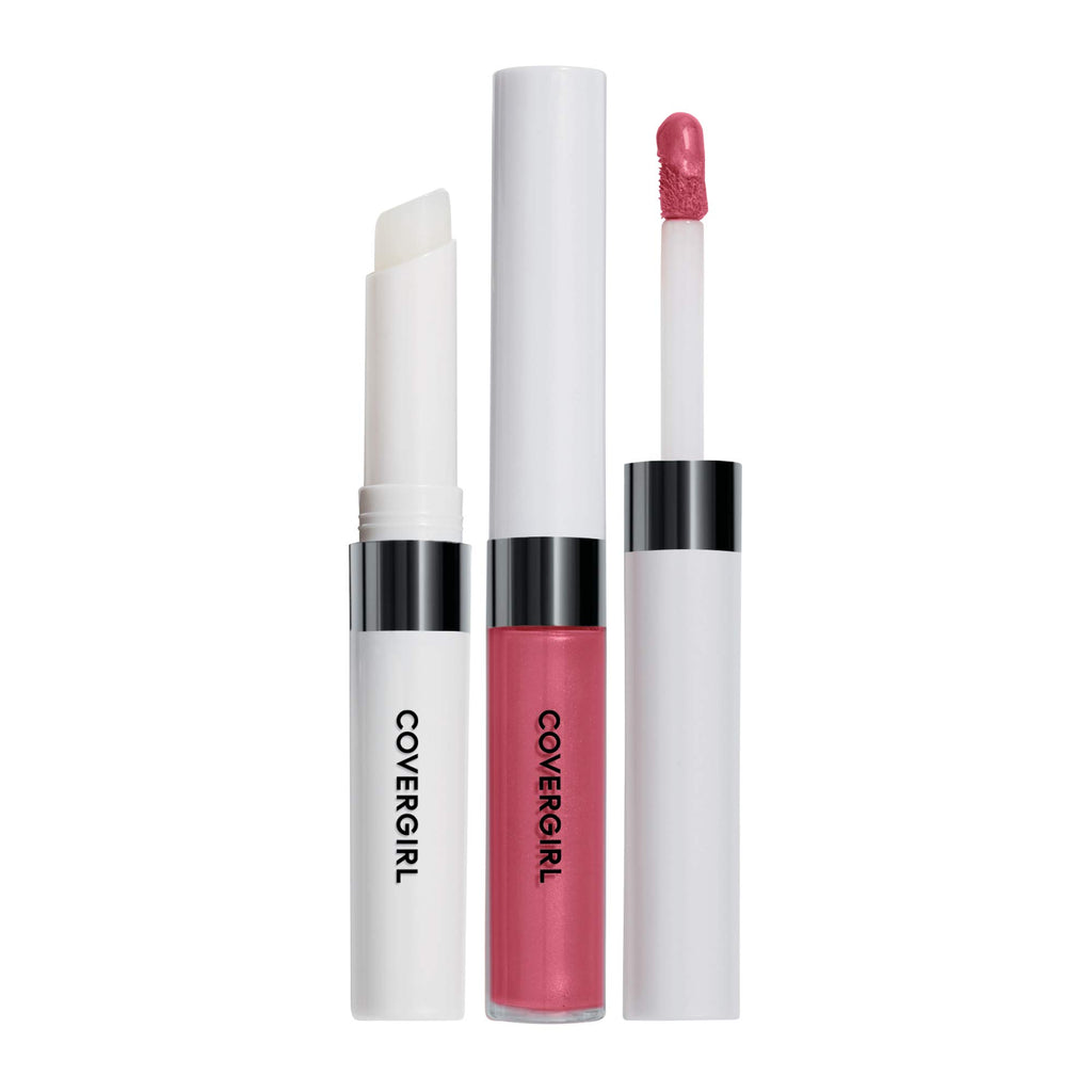 COVERGIRL - Outlast All-Day Lip Color Liquid Lipstick and Moisturizing Topcoat, Dusty Rose
