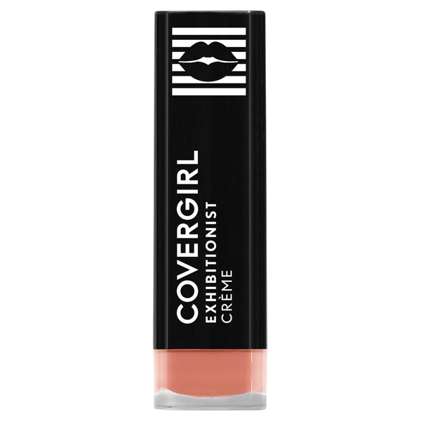 COVERGIRL - Exhibitionist Creme Lipstick, Peach High 490, 0.12 oz