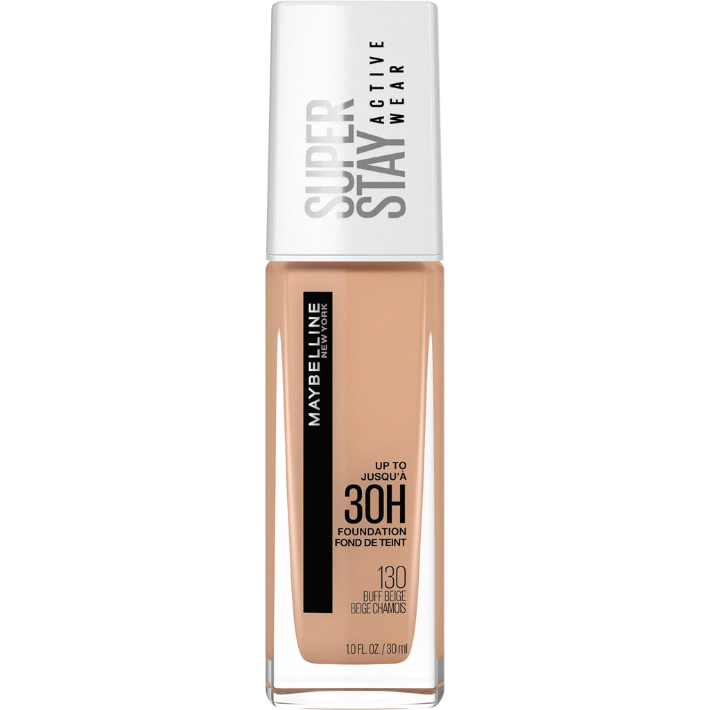 Maybelline - Super Stay Full Coverage Liquid Foundation Active Wear Makeup, Up to 30Hr Wear, Transfer, Sweat & Water Resistant, Matte Finish, Buff Beige