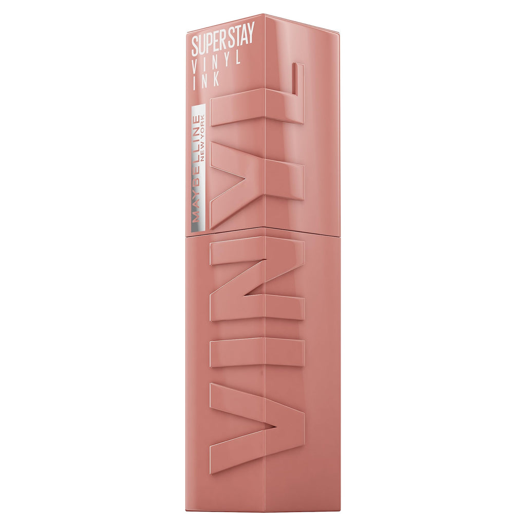 Maybelline - Super Stay Vinyl Ink Longwear No-Budge Liquid Lipcolor Makeup, Highly Pigmented Color and Instant Shine, Captivated Pink Lipstick, 0.14 fl oz