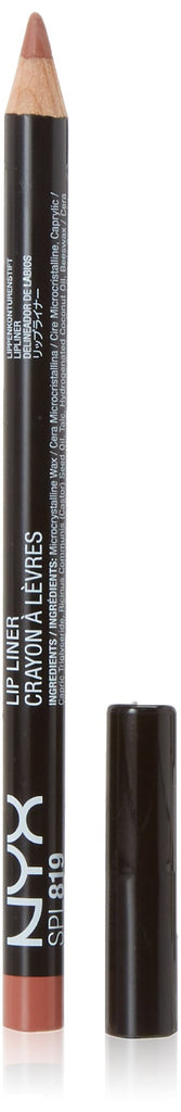 NYX - Professional Makeup Slim Lip Pencil Creamy Long-Lasting Lip Liner, Soft Brown, 0.01 oz