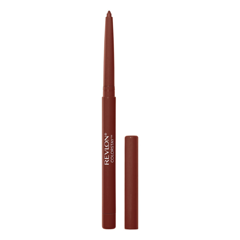 Revlon - Lip Liner, Colorstay Lip Liner Pencil with Built-in Sharpener, Longwear Rich Lip Colors, Smooth Application, 645 Chocolate, 0.01 oz