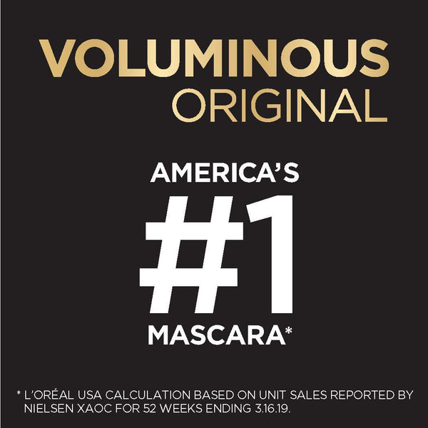 L'Oreal - Makeup Voluminous Original Volume Building Waterproof Mascara, Black Brown 365, 0.28 Fl Oz