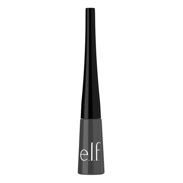 e.l.f. - Liquid Eyeliner, High-pigment Liquid Eyeliner With Extra-Fine Brush Tip, Easy Glide Smudge-proof Formula, Charcoal