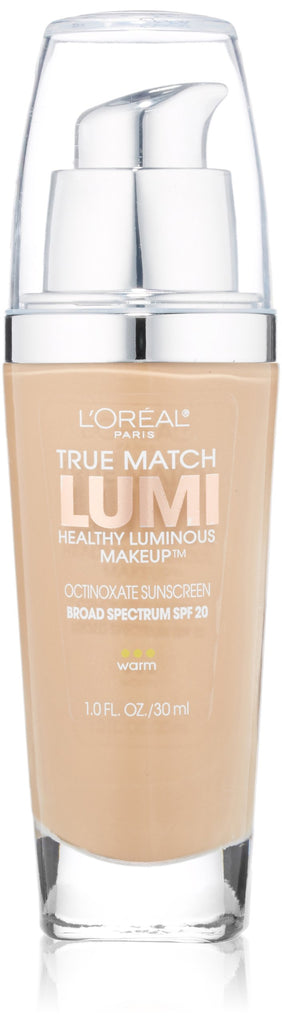 L'Oreal - True Match Lumi Healthy Luminous Liquid Foundation Makeup, W5 Sand Beige, 1 fl; oz.