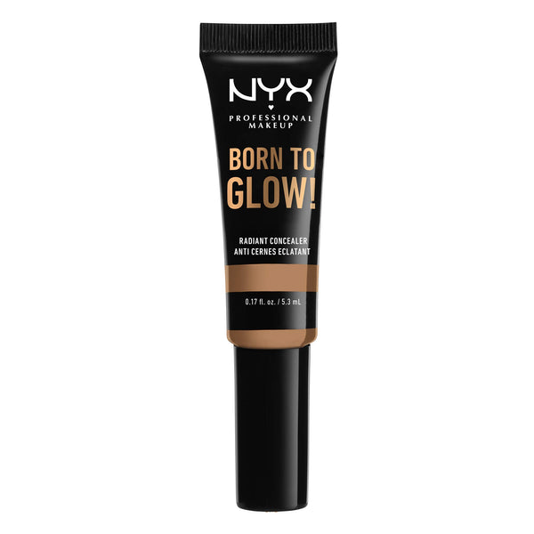 NYX - Professional Makeup Born to Glow Illuminating Radiant Undereye Concealer, Shade Medium Coverage - Golden, 5.3 ml