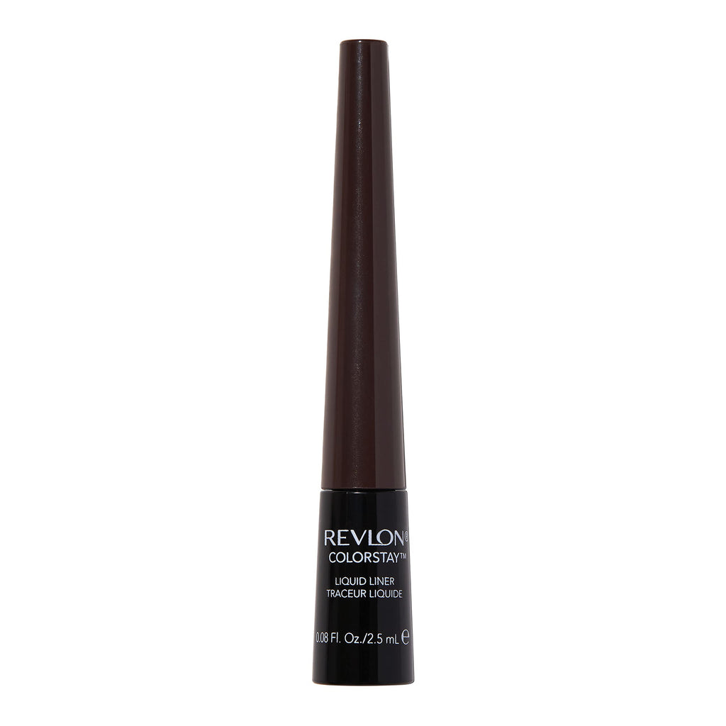 Revlon - ColorStay Liquid Eyeliner, Waterproof, Smudgeproof, Longwear Intense Eye Makeup with Fine Tip, Ophthalmologist Tested, Black Brown (252)