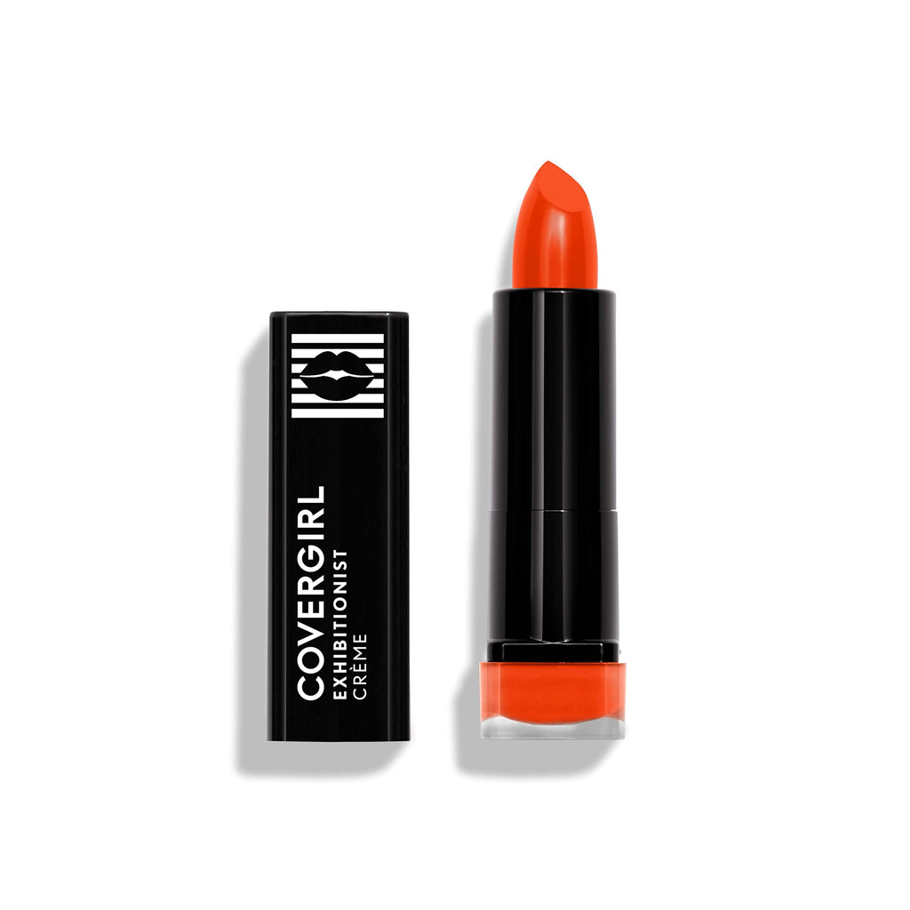 COVERGIRL - Exhibitionist Cream Lipstick, Orange AF 495, 0.12 oz