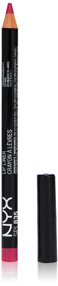 NYX Professional Makeup Slim Lip Pencil Creamy Long-Lasting Lip Liner, Pinky 835