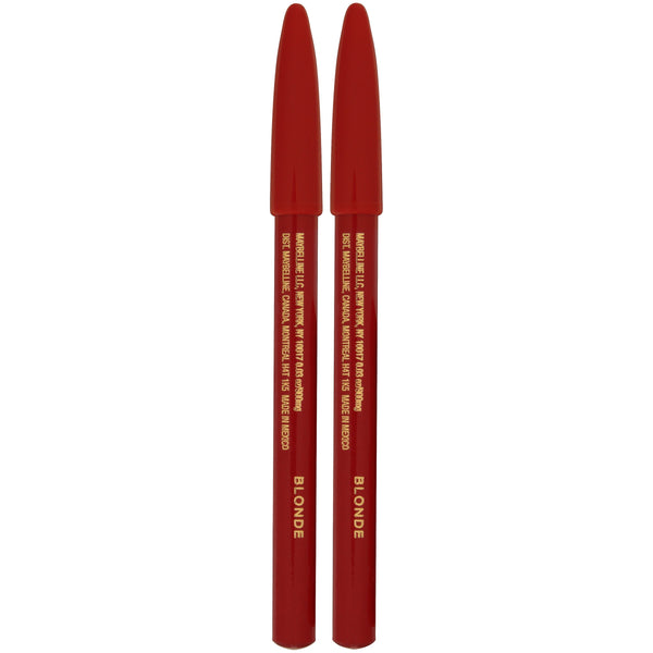 Maybelline - Makeup Expert Wear Twin Eyebrow Pencils and Eyeliner Pencils, Light Brown Shade