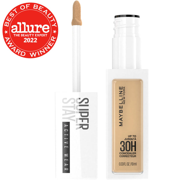 Maybelline - Super Stay Liquid Concealer Makeup, Full Coverage Concealer, Up to 30 Hour Wear, Transfer Resistant, Natural Matte Finish, Oil-free, 0.33 fl oz