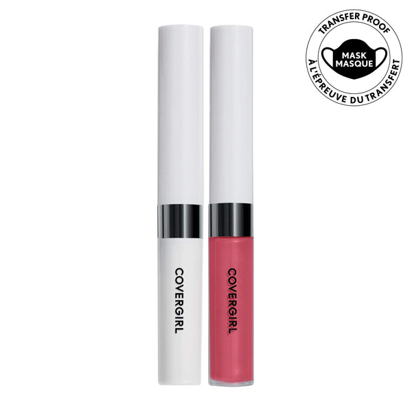 COVERGIRL - Outlast All-Day Lip Color Liquid Lipstick and Moisturizing Topcoat, Rose Pearl