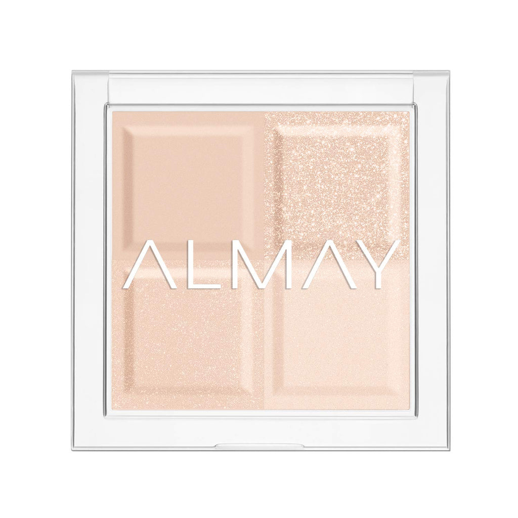 Almay - Eyeshadow Palette, Longlasting Eye Makeup, Single Shade Eye Color in Matte, Metallic, Satin and Glitter Finish, Hypoallergenic, 140 Here Goes Nothing, 0.12 Oz