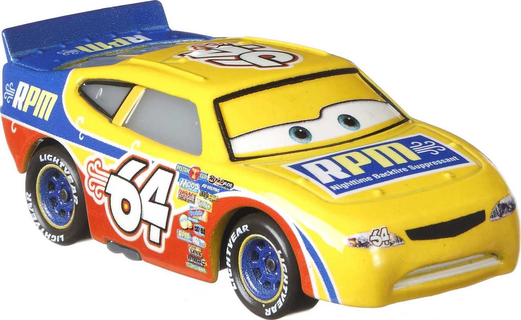 Disney - Pixar Cars, Miniature 1:55 Scale Collectible Racecar Die-Cast Toys Based on Cars Movies, for Kids Age 3 and Older, Winford Bradford Rutherford