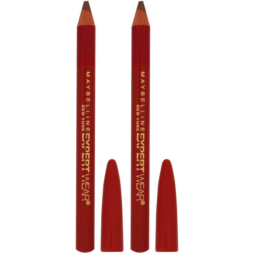 Maybelline - Makeup Expert Wear Twin Eyebrow Pencils and Eyeliner Pencils, Light Brown Shade