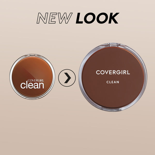 COVERGIRL - Clean Pressed Powder, 160 Classic Tan, 0.39 oz
