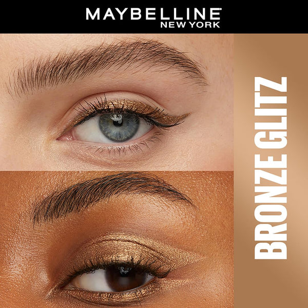 Maybelline - Tattoo Studio Long-Lasting Sharpenable Eyeliner Makeup Pencil, Glide on Smooth Gel Pigment, 36 Hour Wear, Waterproof, 981 Bronze Glitz 0.04 oz