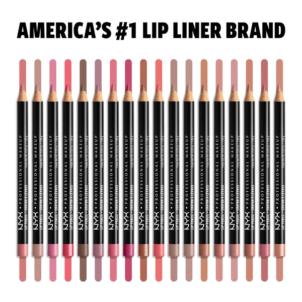 NYX - Professional Makeup Slim Lip Pencil Creamy Long-Lasting Lip Liner, Beige, 0.01 oz