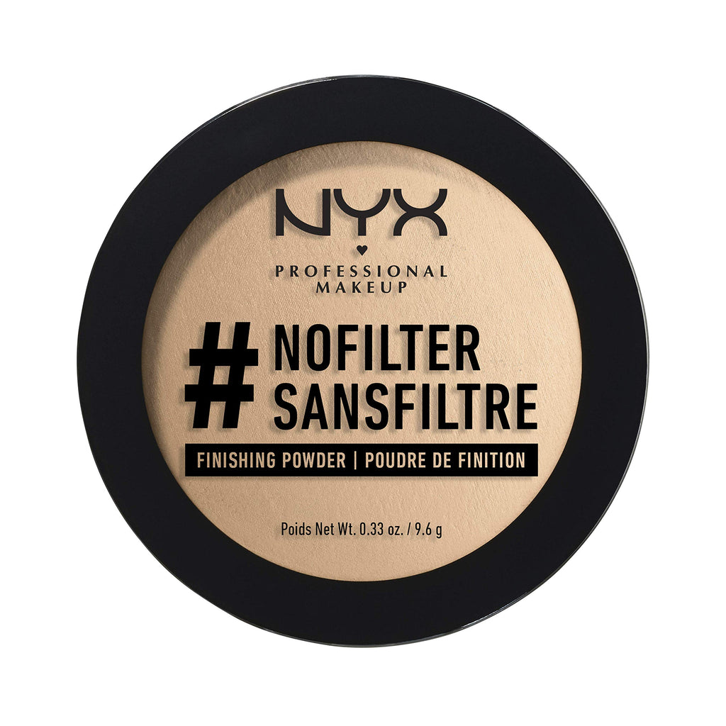 NYX - NoFilter Finishing Powder, Pressed Setting Powder - Medium Olive, 9.6g