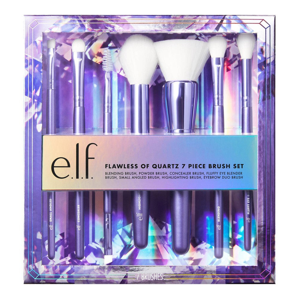 e.l.f. - Flawless of Quartz Holiday Brush Gift Set - 7ct