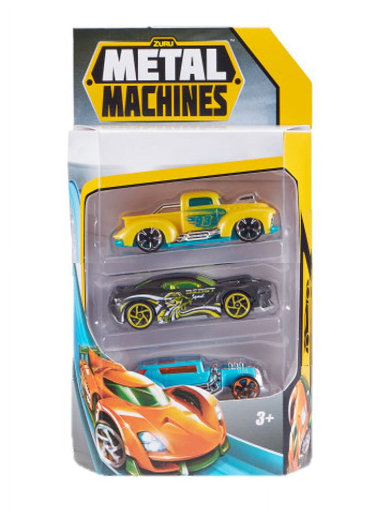 Mattel - ZURU Metal Machines Random 3-Pack Diecast Vehicles
